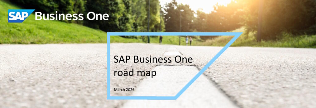 Aktuelle SAP Business One Roadmap