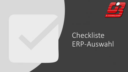 Checkliste ERP-Auswahl